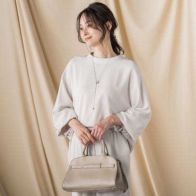 LAUTREAMONT (Women)/ロートレアモン キレイ×リラックス スタンドカラーブラウス&#8810;接触冷感/UV/洗濯機で洗える&#8811; 12ベージュ トップス【三越伊勢丹/公式】