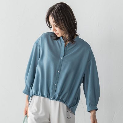 ＜LAUTREAMONT (Women)＞シアーバンブータンブラーブラウス