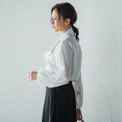 フォルムボウタイブラウス≪洗濯機で洗える≫ | LAUTREAMONT (Women