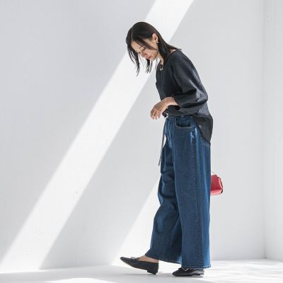 WEB限定】エアリージャカードブラウス≪洗濯機で洗える