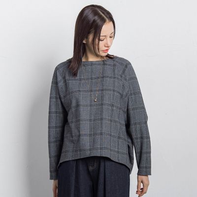 ＜LAUTREAMONT (Women)＞両面起毛ドロップショルダーブラウス≪洗える／セットアップ対応≫