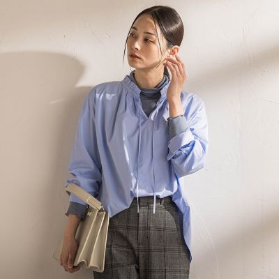 ＜LAUTREAMONT (Women)＞コットンフリルカラーブラウス