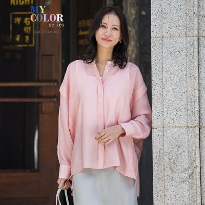 ＜LAUTREAMONT (Women)＞シアーブロードブラウス