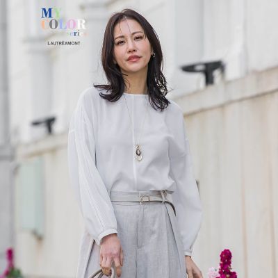 ＜LAUTREAMONT (Women)＞フィネスボイルブラウス