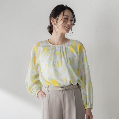 ＜LAUTREAMONT (Women)＞フラワープリントブラウス