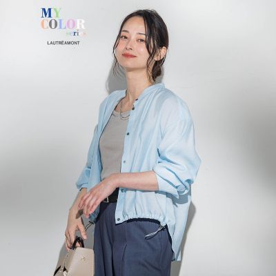 シアーバンドカラーブラウス | LAUTREAMONT (Women)/ロートレアモン