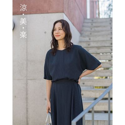 ≪シリーズ累計2万枚突破！≫【涼・美・楽】Vネックブラウス