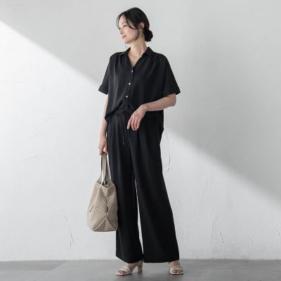 ≪シリーズ累計2万枚突破！≫【涼・美・楽】スキッパーブラウス 