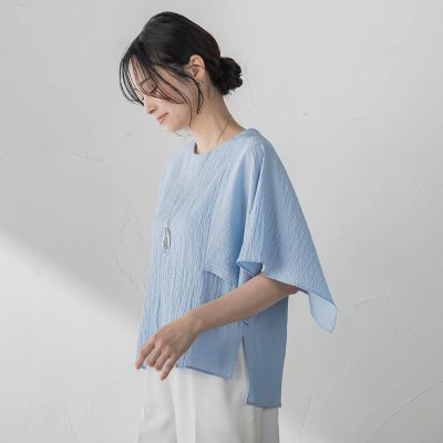 ＜LAUTREAMONT (Women)＞ハンカチーフスリーブブラウス