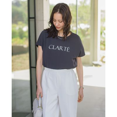 ＜LAUTREAMONT (Women)＞ロゴプリントジョーゼットブラウス