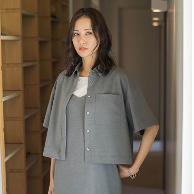 エディター東原妙子×LAUTREAMONT／レースシャツ
