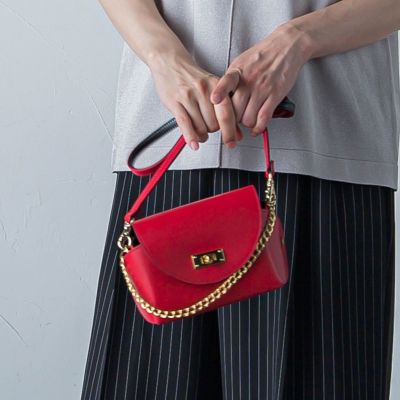 ＜LAUTREAMONT (Women)＞チェーンレザーミニショルダー