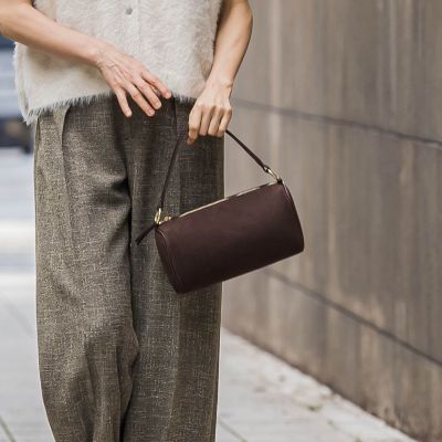 LAUTREAMONT (Women)/ロートレアモン フェイクスエードミニボストンバッグ 10ブラウン ダッフルバッグ【三越伊勢丹/公式】