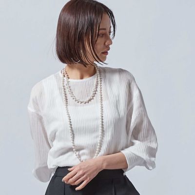 ＜LAUTREAMONT (Women)＞３ＷＡＹパール調ネックレス