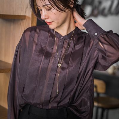 ＜LAUTREAMONT (Women)＞パール調Ｙジステンレスネックレス