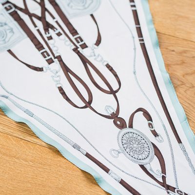 ベルト柄ダイヤ型シルクスカーフ | LAUTREAMONT (Women)/ロート