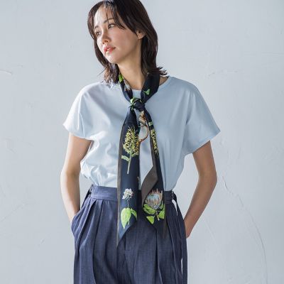 ボタニカル剣先リバースカーフ≪洗濯機で洗える≫