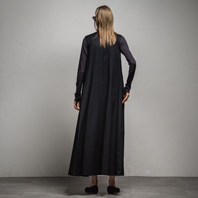 ハイカウントウール　パネルドレス