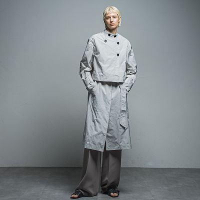独特な店 エッセンロートレアモンメモリーウェザーブルゾングレー. ジャケット・アウター