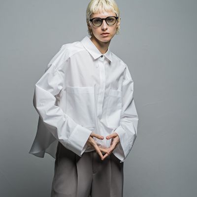 クロップコットンシャツ | ESSEN. LAUTREAMONT（Women