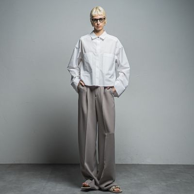 クロップコットンシャツ | ESSEN. LAUTREAMONT（Women