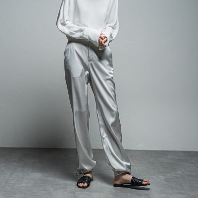 ESSEN.lautreamont パンツグレーストレートパンツ