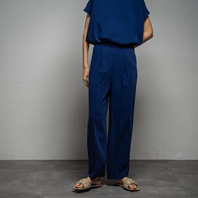 ＜ESSEN. LAUTREAMONT（Women）＞エステルダブルクロスワイドパンツ
