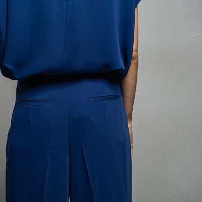 エステルダブルクロスワイドパンツ