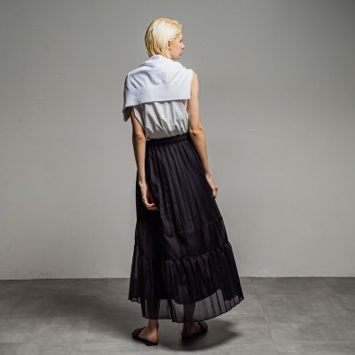 シアーローンプリーツスカート