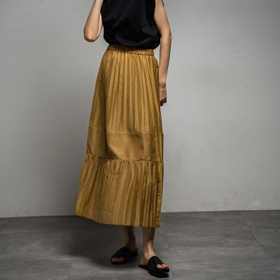 エッセンロートレアモン　シアーローンプリーツスカート シアーローンプリーツスカート | ESSEN. LAUTREAMONT（Women