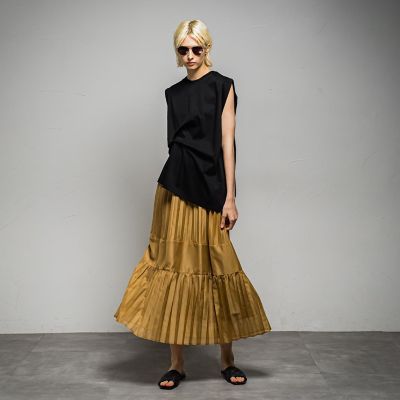 シアーローンプリーツスカート