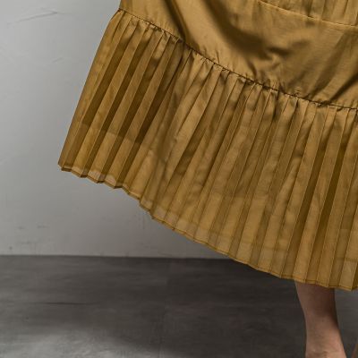 シアーローンプリーツスカート