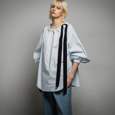 ボリュームスリーブリボンブラウス | ESSEN. LAUTREAMONT（Women  