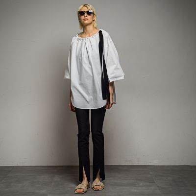 エッセンロートレアモン　パフスリーブブラウス　ボリュームスリーブ 極美品】エッセン ロートレアモン パフスリーブ ブラウス