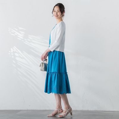 カナダ製 稀少限定品 エメラルド色グラデーション しろくまさんワンピース Dark Greenのクラシックワンピース 襟つき(kai0901) | Shelluits
