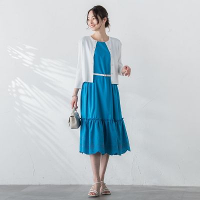(れもん)ケープライクドレスワンピース れもん)ケープライクドレスワンピース LE PHIL ワンピース