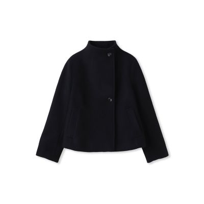 LAUTREAMONT DE CLASSE（Women）/ロートレアモン デュクラス ラムウールスタンドカラーコート 04ブラック コート・ジャケット【三越伊勢丹/公式】