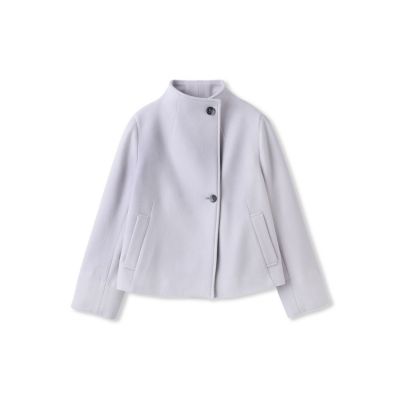 LAUTREAMONT DE CLASSE（Women）/ロートレアモン デュクラス ラムウールスタンドカラーコート 13ライトグレー コート・ジャケット【三越伊勢丹/公式】