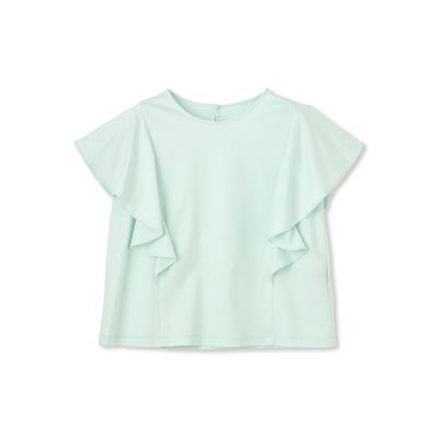 ＜LAUTREAMONT DE CLASSE（Women）＞ラッフルスリーブコンパクトカットソー≪洗濯機で洗える≫