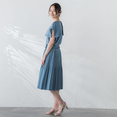 トリアセテートプリーツスカート