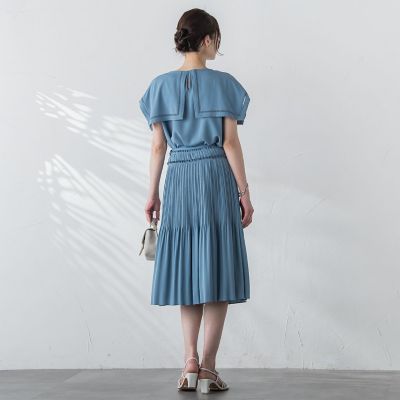 トリアセテートプリーツスカート