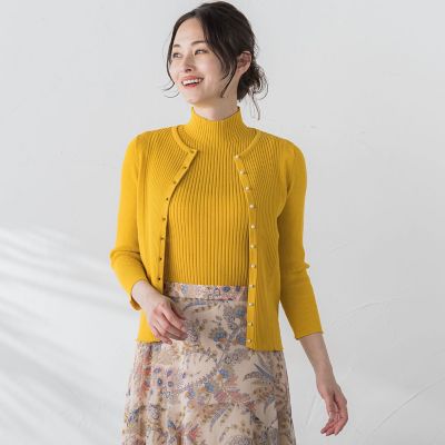 LAUTREAMONT DE CLASSE（Women）/ロートレアモン デュクラス コットンナイロンカーディガン≪手洗い可能≫