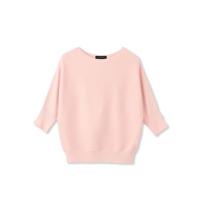 LAUTREAMONT DE CLASSE（Women）/ロートレアモン デュクラス 袖パール付き　５分袖ニット
