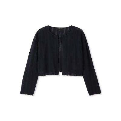 ＜LAUTREAMONT DE CLASSE（Women）＞柄編みニットボレロ