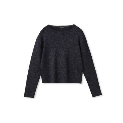 LAUTREAMONT DE CLASSE（Women）/ロートレアモン デュクラス ラメクルーネックニット 05ネイビー トップス【三越伊勢丹/公式】