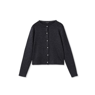 LAUTREAMONT DE CLASSE（Women）/ロートレアモン デュクラス ラメクルーネックカーディガン 05ネイビー トップス【三越伊勢丹/公式】