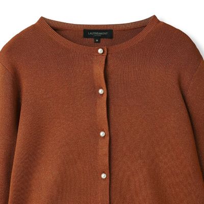 ラメクルーネックカーディガン | LAUTREAMONT DE CLASSE (Women