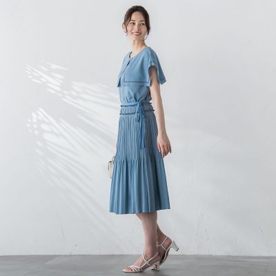 トリアセテートブラウス≪手洗い可能≫