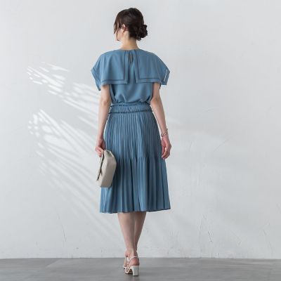 トリアセテートブラウス≪手洗い可能≫
