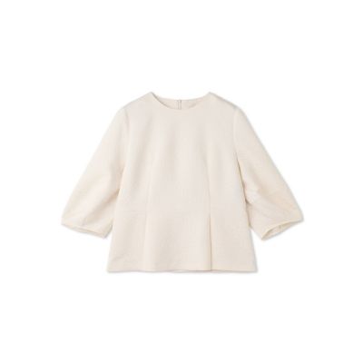 【SALE】LAUTREAMONT DE CLASSE（Women）/ロートレアモン デュクラス フォルムスリーブ ジャガードブラウス&#8810;手洗い可能&#8811; 02オフホワイト トップス【三越伊勢丹/公式】